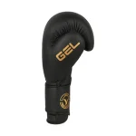 Guantes Boxeo JAVCO This Means War negro dorado 16oz sideral deportes